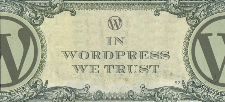 in wordpress we trust