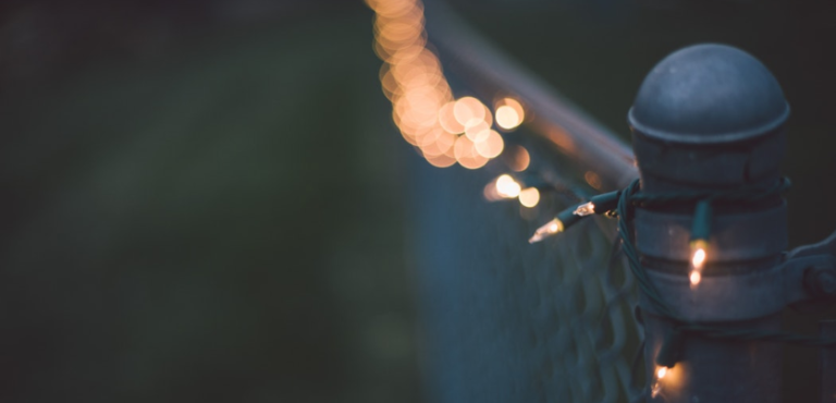 Twinkly Lights At Twilight photo