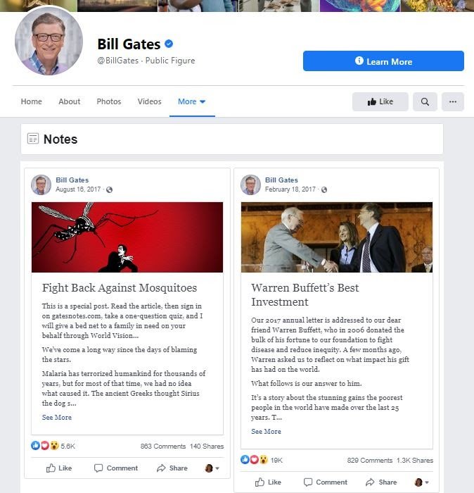 How to start a blog on Facebook in 2022? - bill gates