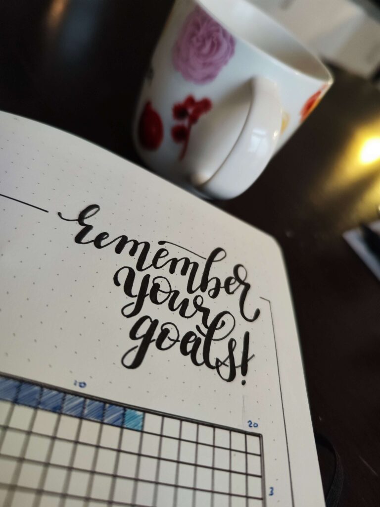 loreleiweb bullet journal remember your goals