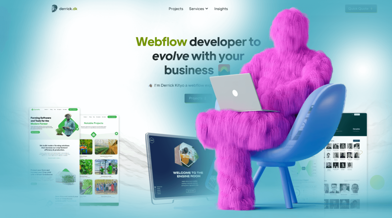 Website creation with-Webflow