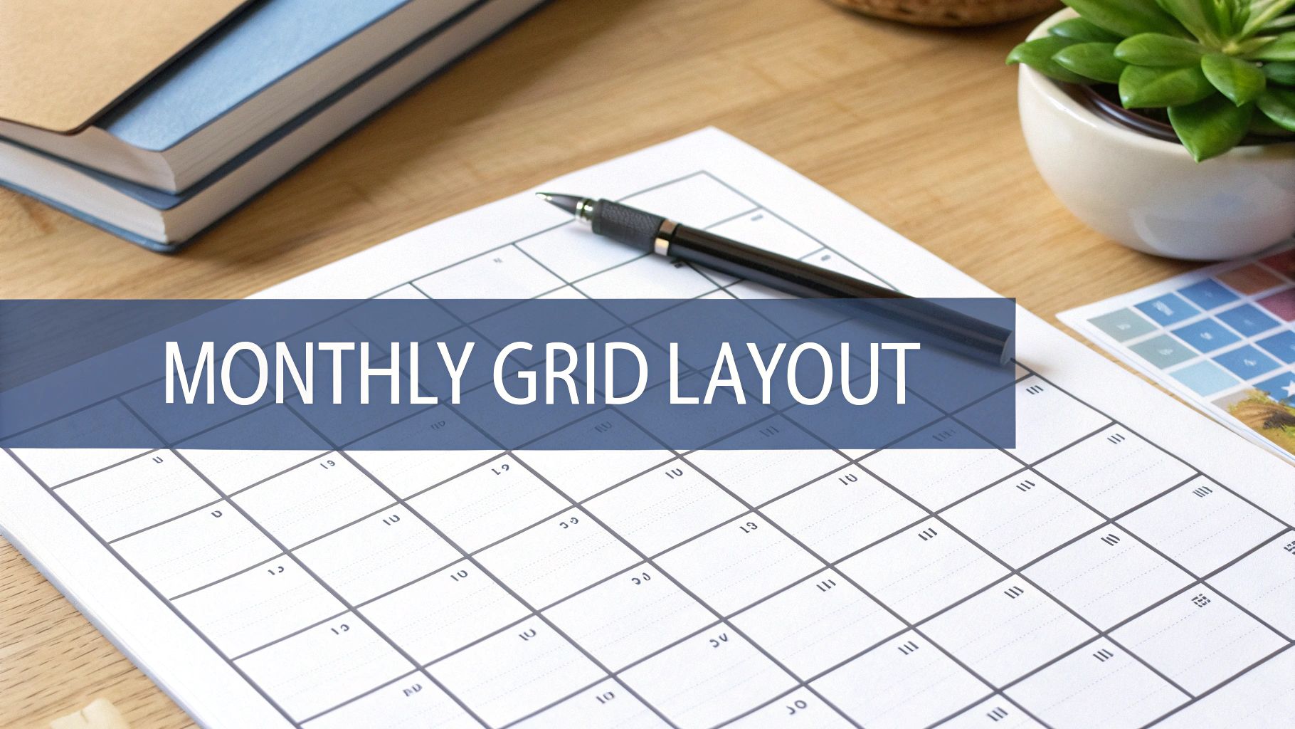 Monthly Grid Layout